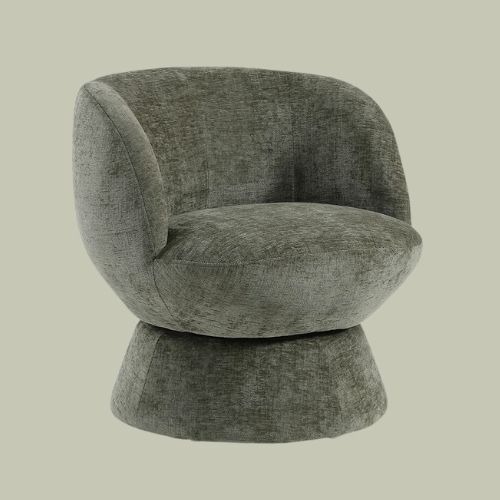 La Redoute, Flora Chenille Swivel Chair