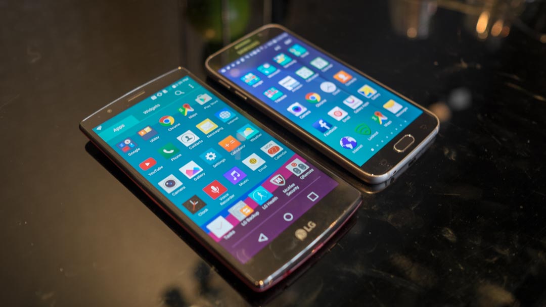 LG G4 and Galaxy S6