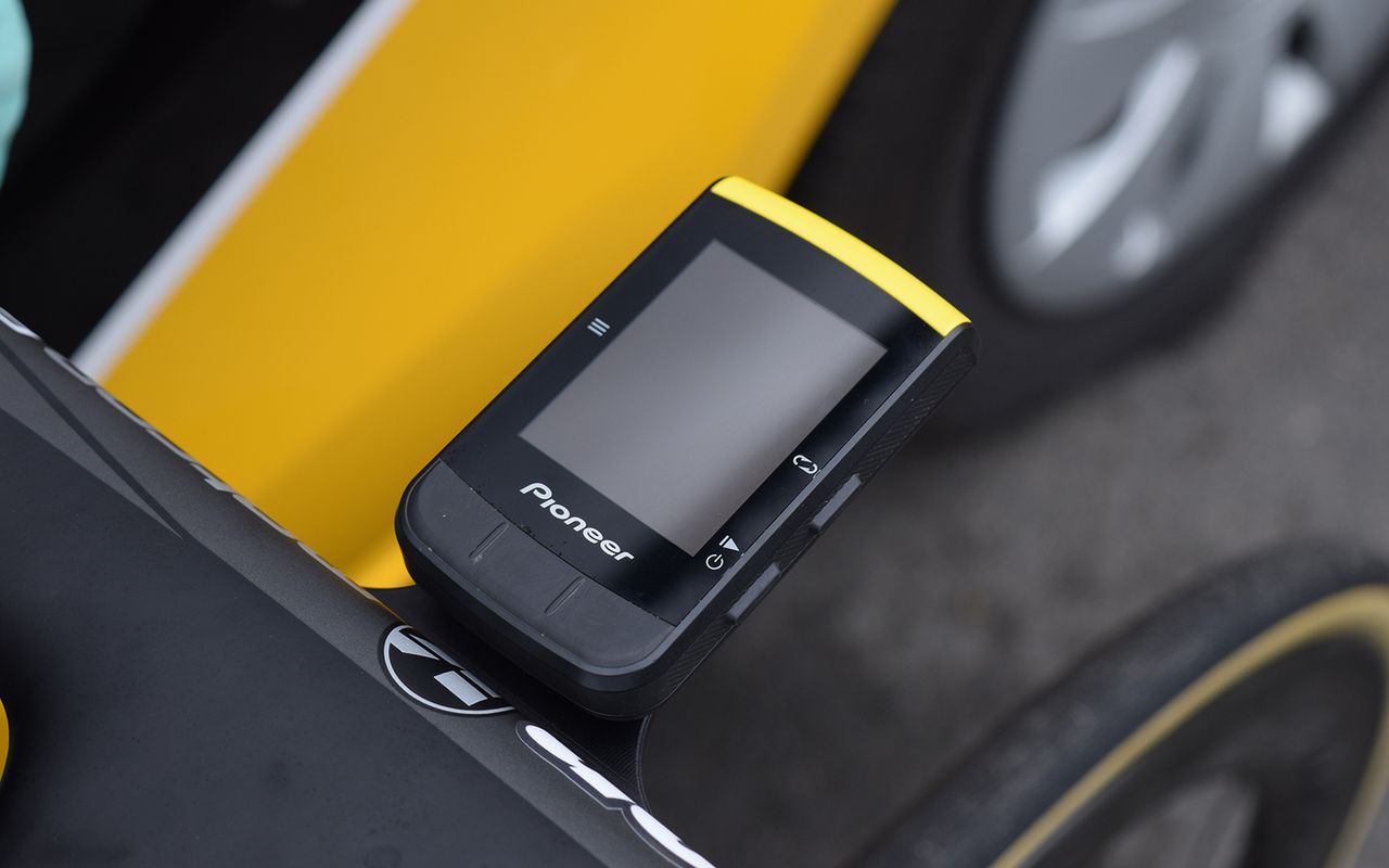 Team Jumbo-Visma use power meters and computers from Pioneer