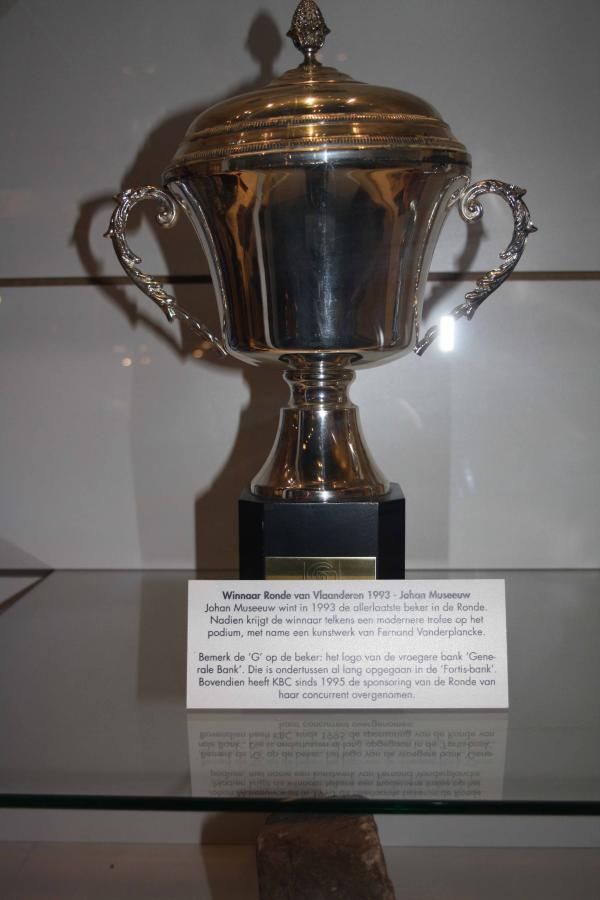 Johan Museeuw's prize for winning De Ronde in 1993.