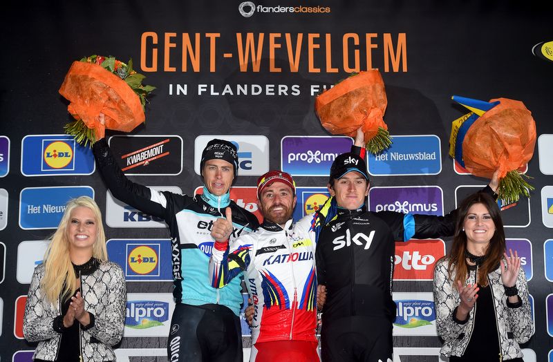 The Gent-Wevelgem podium for 2015