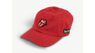 THE ROLLING STONES Logo-embroidered baseball cap