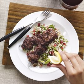 Sumac-Spiced Lamb Kebabs with Couscous