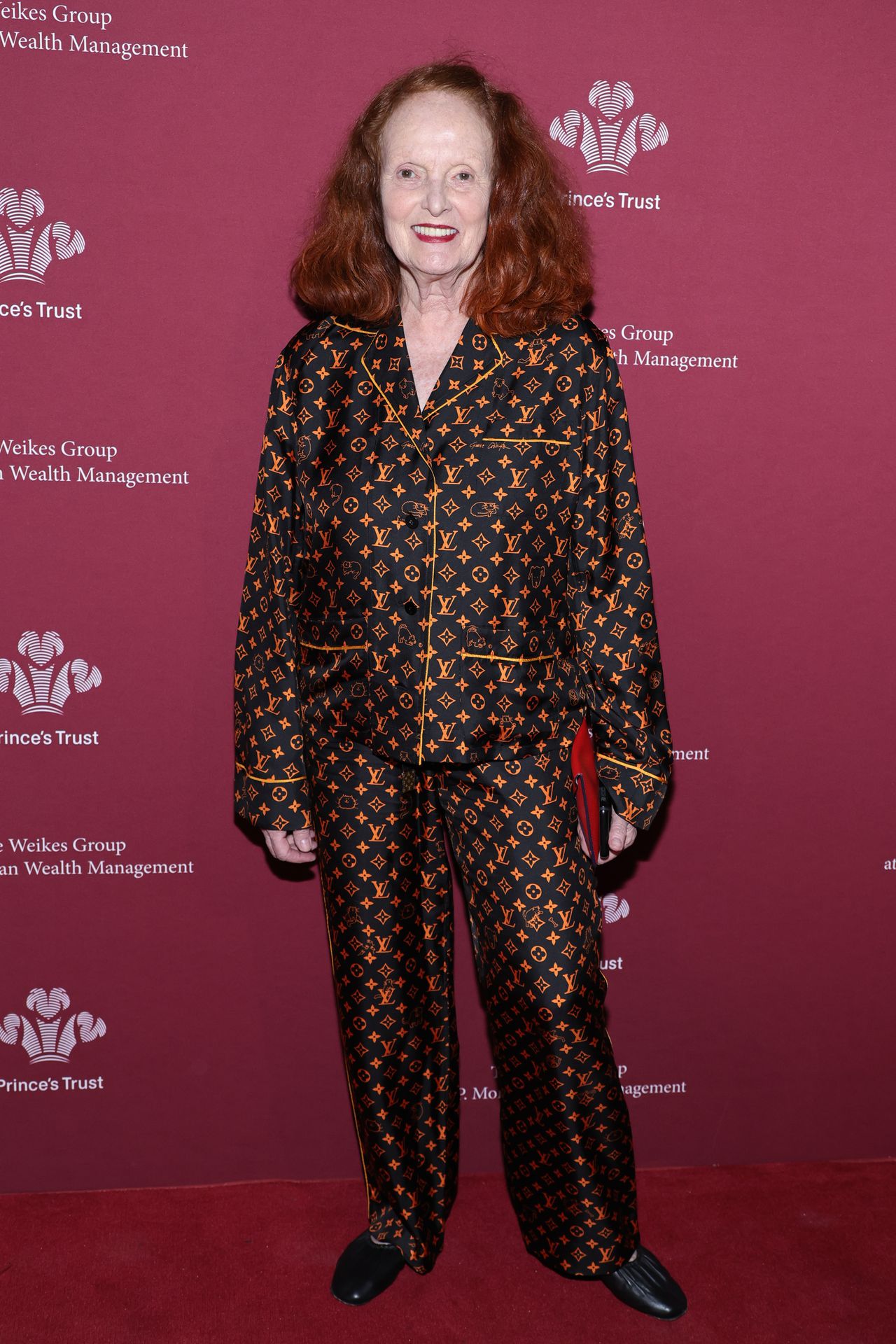 Vogue and fashion icon Grace Coddington also attended