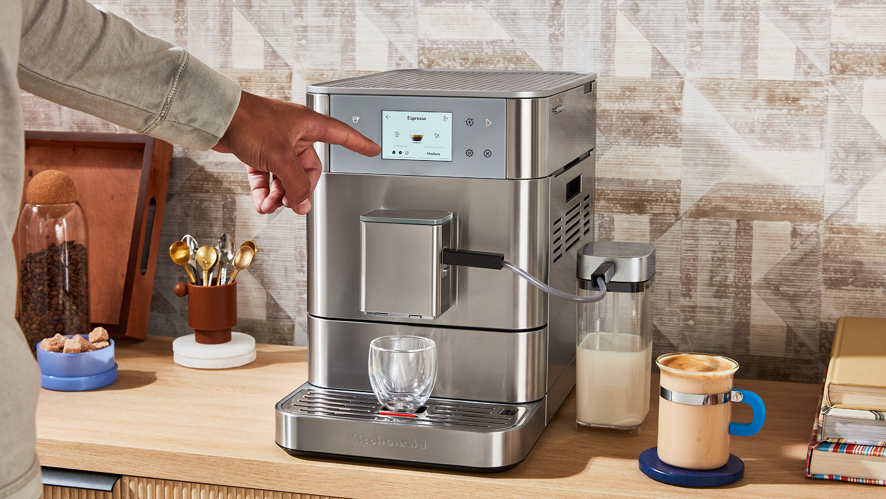 KitchenAid's KF7 espresso machine