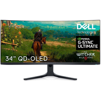 Alienware 34-inch Curved QD-OLED Gaming Monitor | SG$1,489SG$1,239 at Dell SG