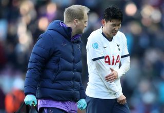 Son Heung-min is recovering from a fractured arm