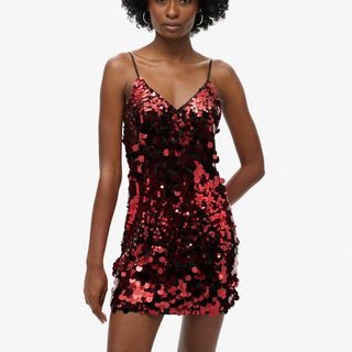 Disco Sequin Mini Dress