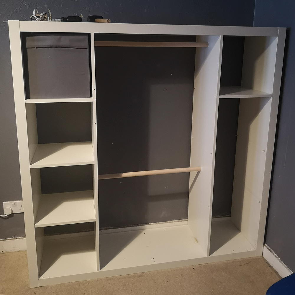 This genius DIY IKEA wardrobe cost just £15 to make | Ideal Home