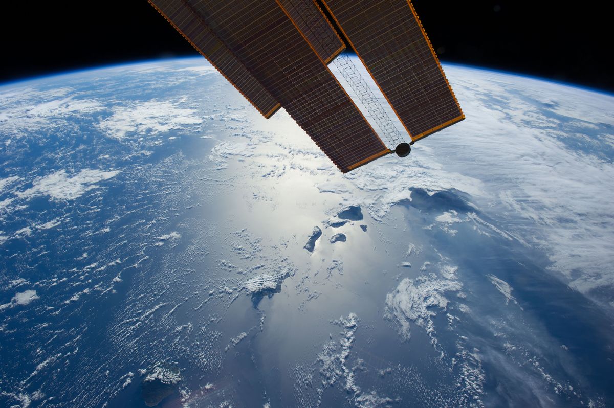 live view from space station