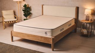 The Nolah Natural 11 Mattress in a well-lit bedroom