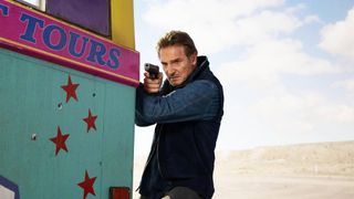 Liam Neeson as Mike McCann in "Ice Road: Vengeance"