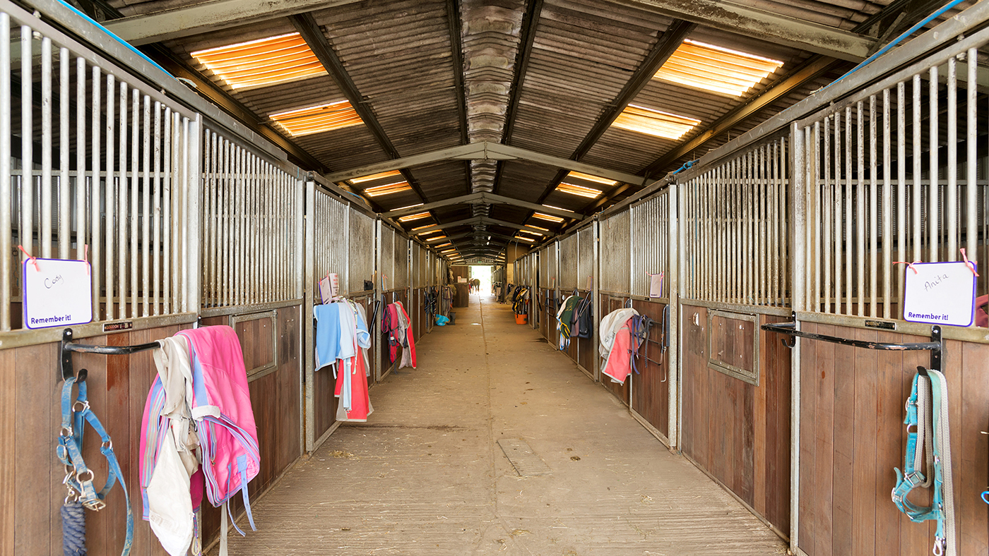 Inside Main Barn