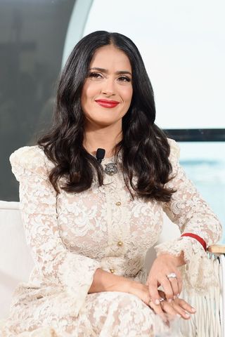 Salma Hayek long hair