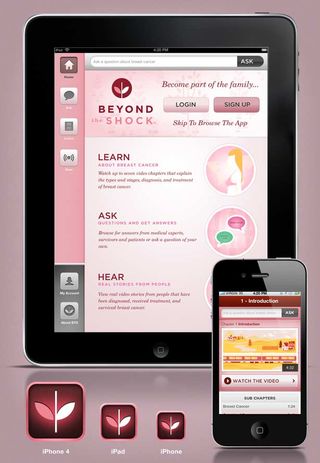 The iPhone and iPad apps of the National Breast Cancer Foundation of America are directly helping women all over the world