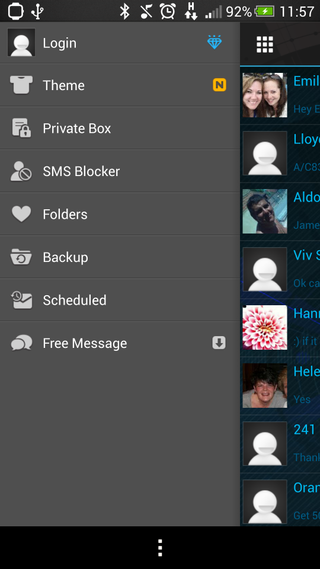 Best Messaging Apps for Android: GO SMS Pro