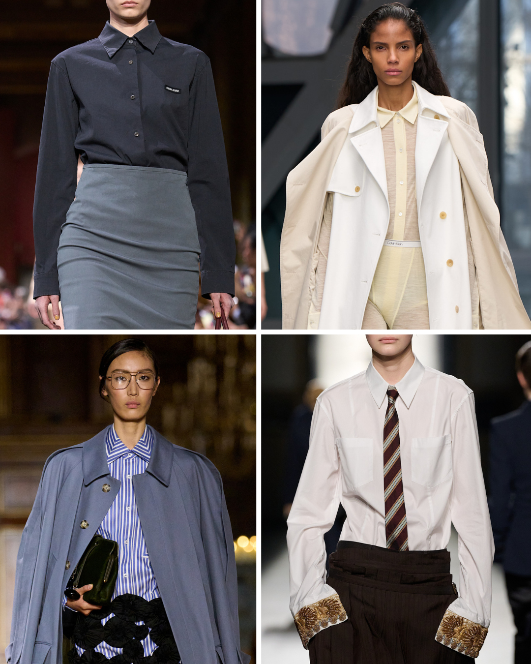 Autumn runway tops.