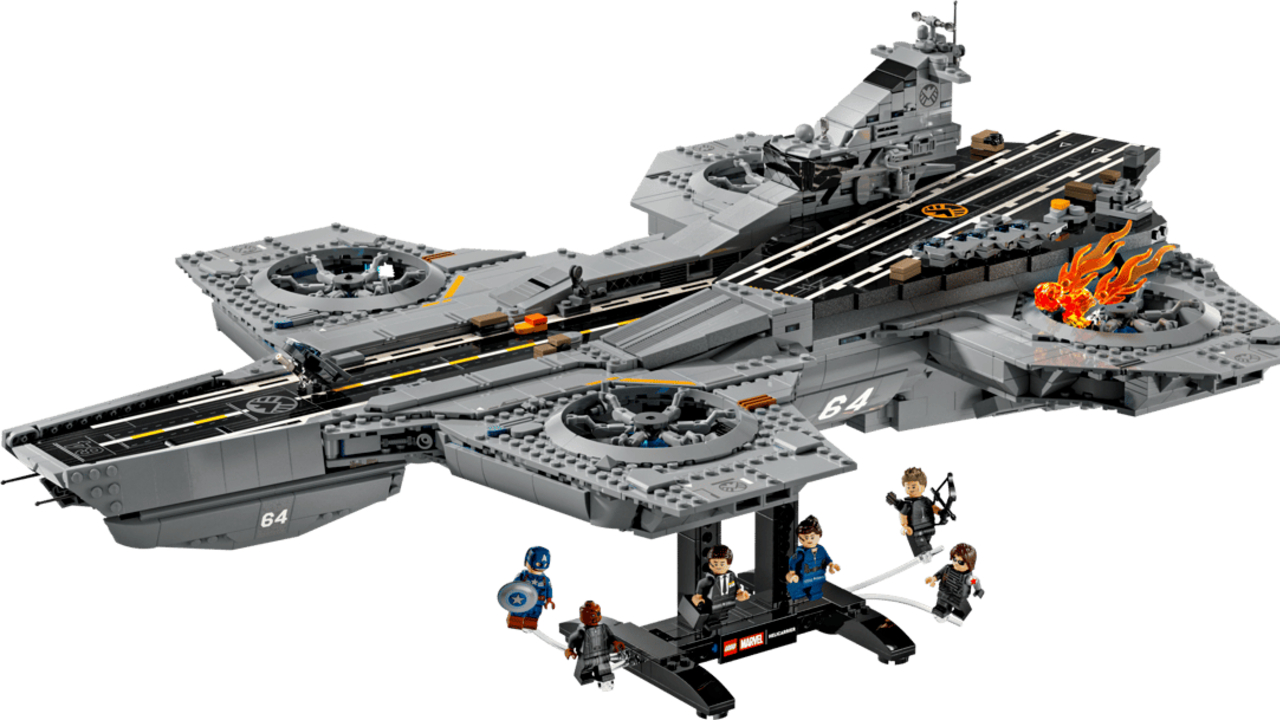 The LEGO Avengers Hellicarrier set