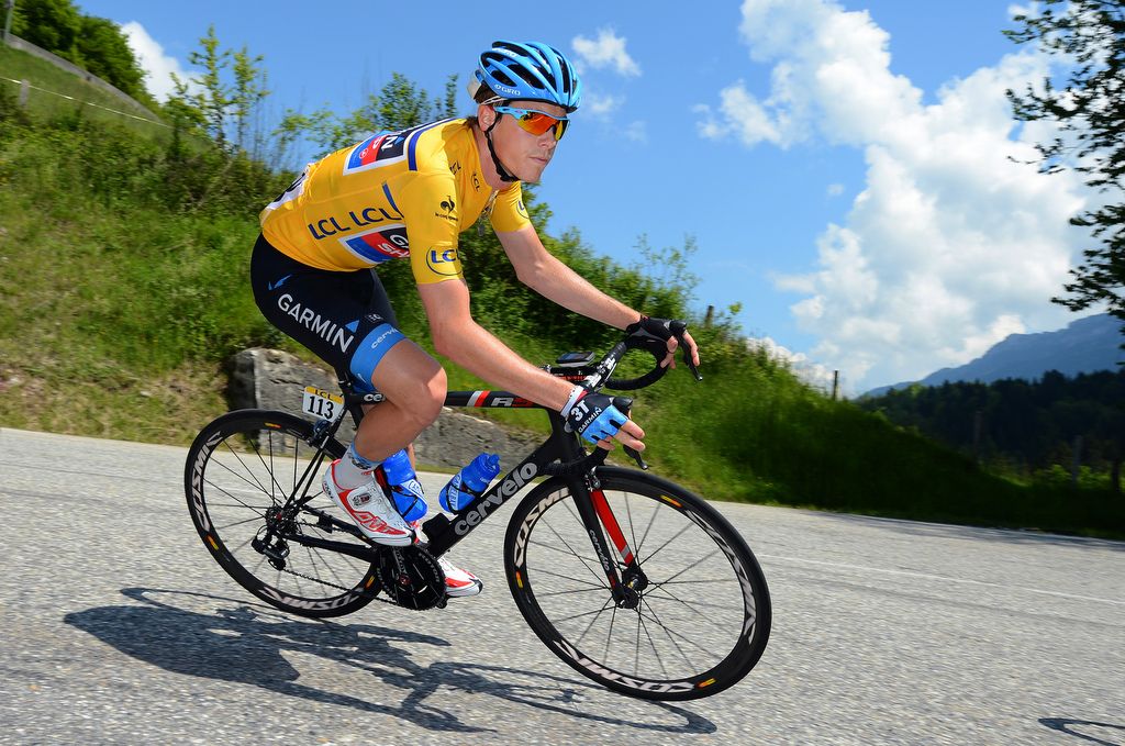Rohan Dennis first wore the Criterium du Dauphine's yellow jersey back in 2013 with Garmin-Sharp
