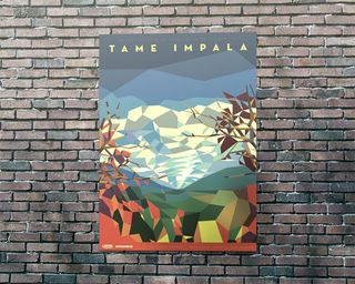 Geometric patterns: Tame Impala poster