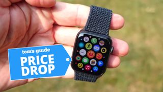 Apple Watch SE with deal tag