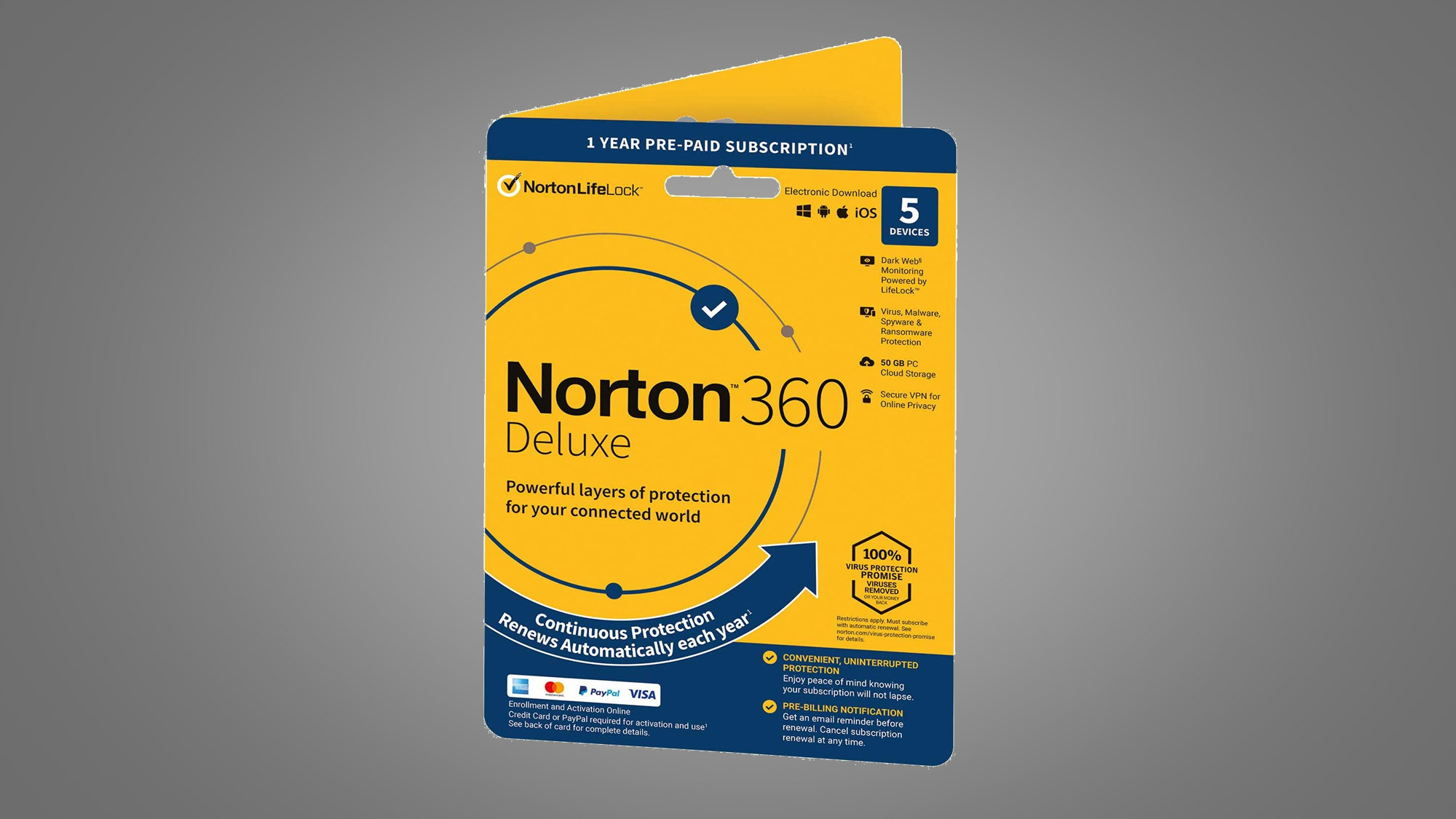Norton 360 Standard Deluxe Premium Comparison Review 2022 57 OFF