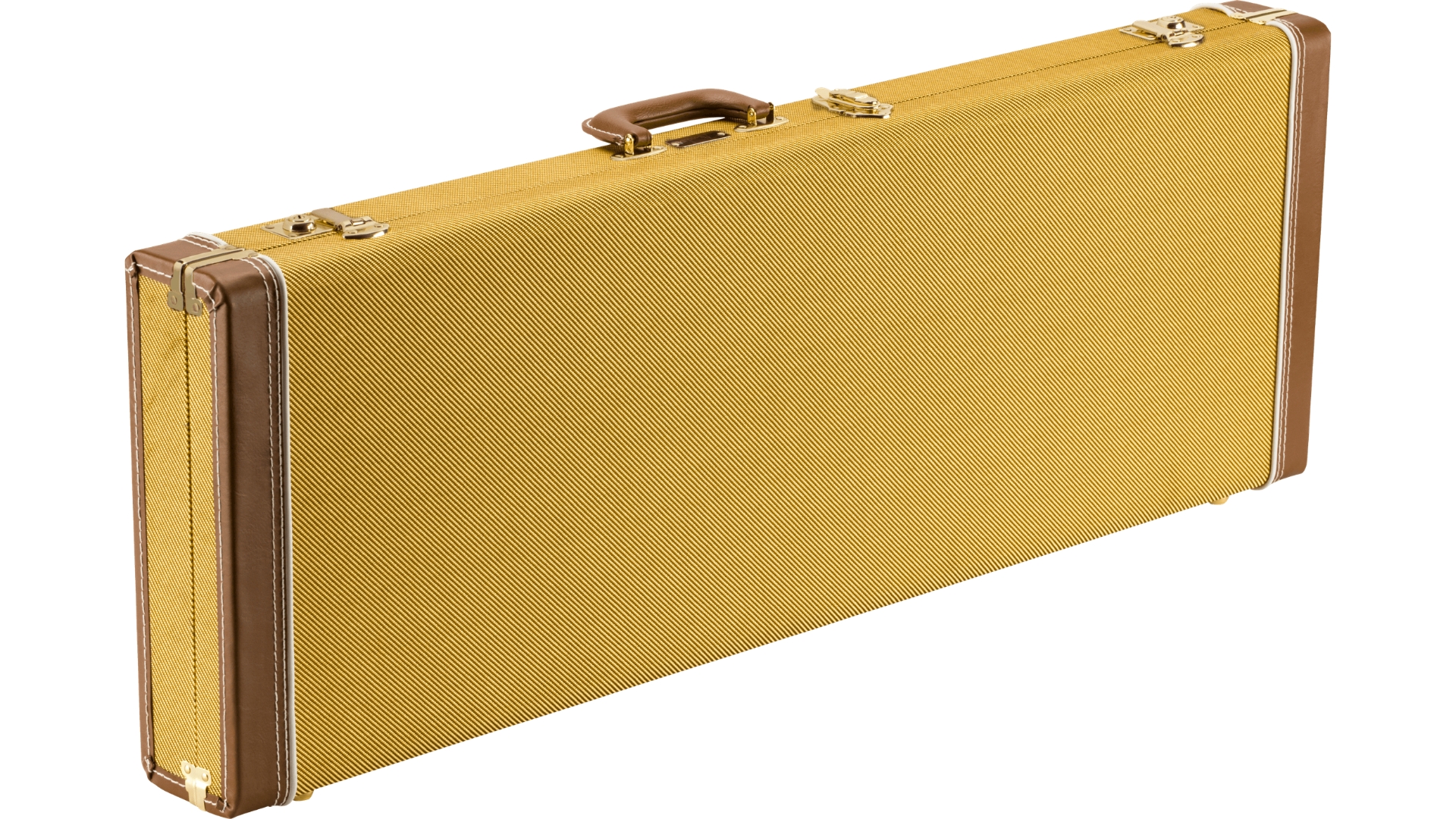 A Fender Classic Series Wood Case for electric guitars