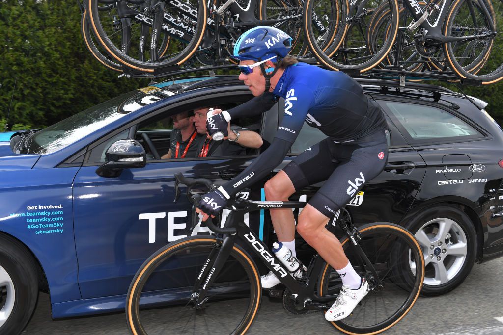 Luke Rowe during Paris-Roubaix 2019