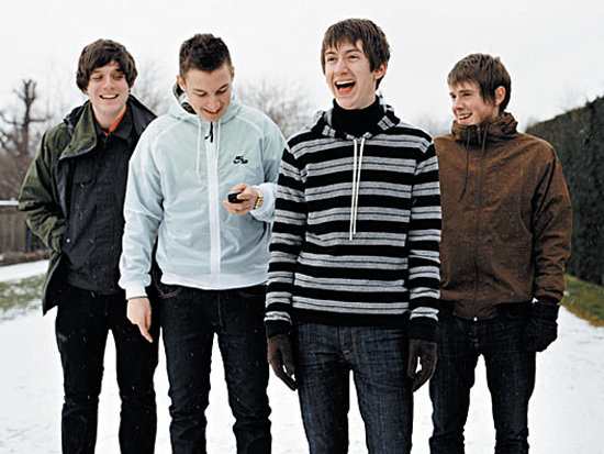 Arctic Monkeys laughing all the way to the studio. And bank.