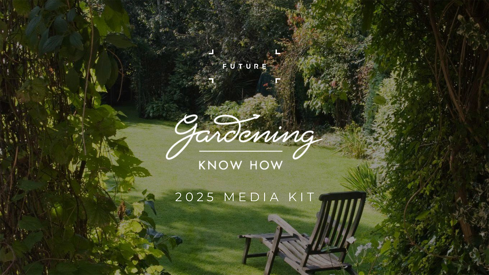 Front cover of the Gardening Know How media kit