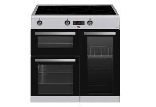 BEKO KDVi90X 90cm ELECTRIC RANGE COOKER WITH INDUCTION HOB