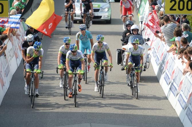 Matt Goss was one of the fallers near the finish