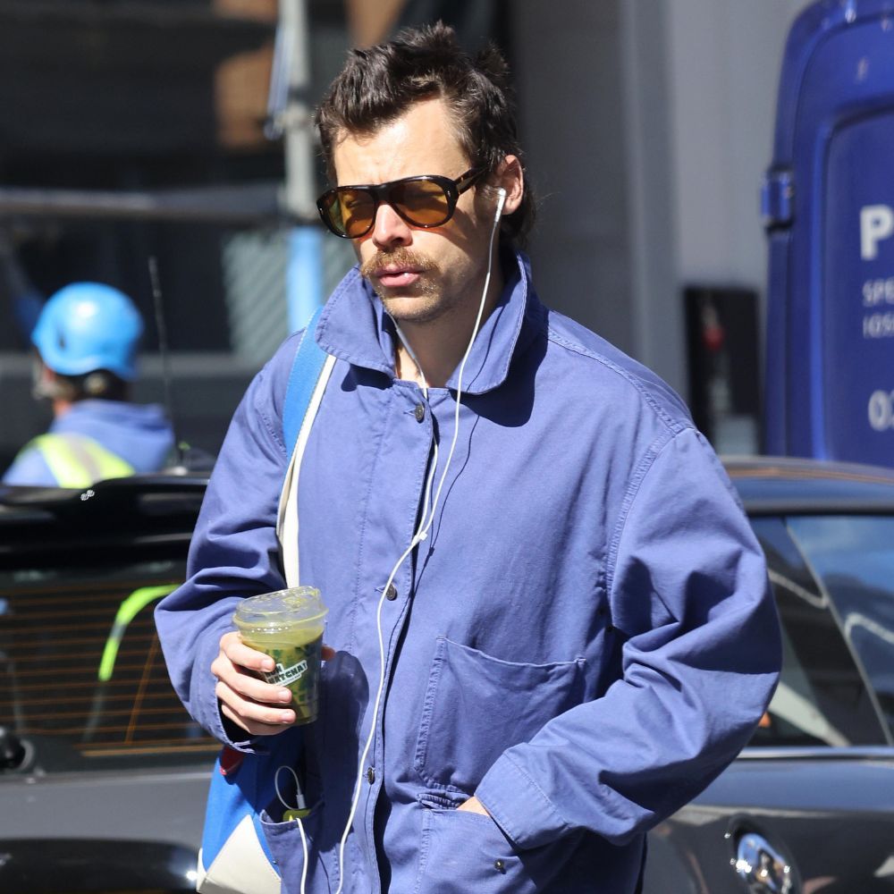 Low-Key, Harry Styles is My Spring Style Icon—I'm Going to Wear His Latest Jacket Trend This Week