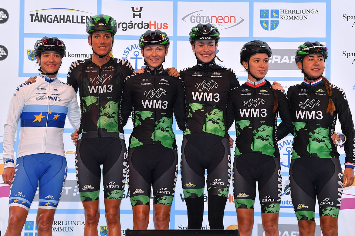 Marianne Vos wears her new European champs kit