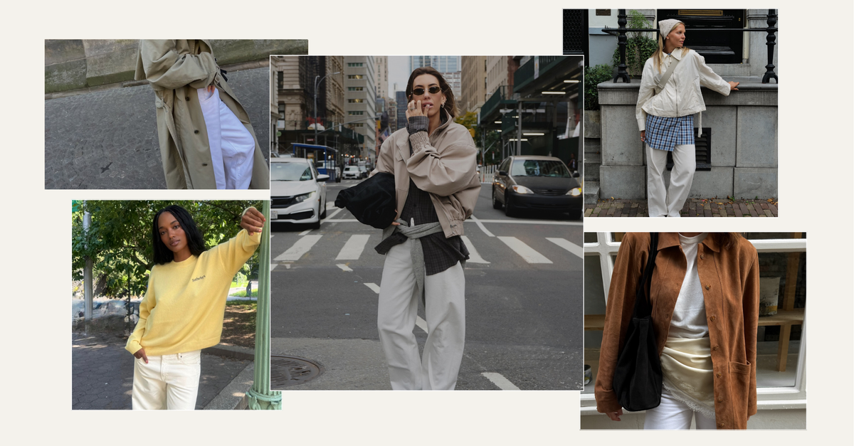 8 Style Formulas Fashion People Rely On To Make White Jeans An Autumn Staple