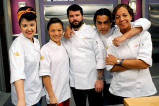 Nina Compton and other 'Top Chef' Season 11 contestants.