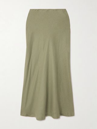 Antibes Linen Maxi Skirt