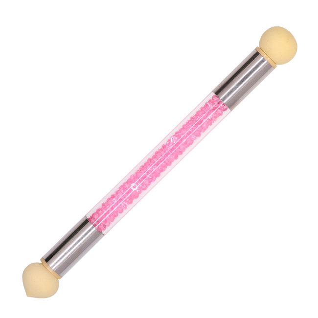 Nail Art Pink Double Sided Sponge Pen