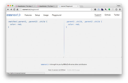 multiple parent selectors