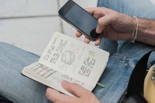 This special book makes it easy to sync your sketches and notes from your Moleskine and get them uploaded to Evernote