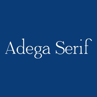 Adega serif font