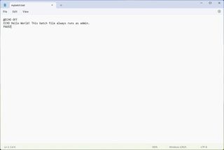 Windows 11 create batch file