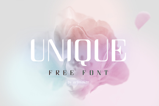 Free fonts: Unique