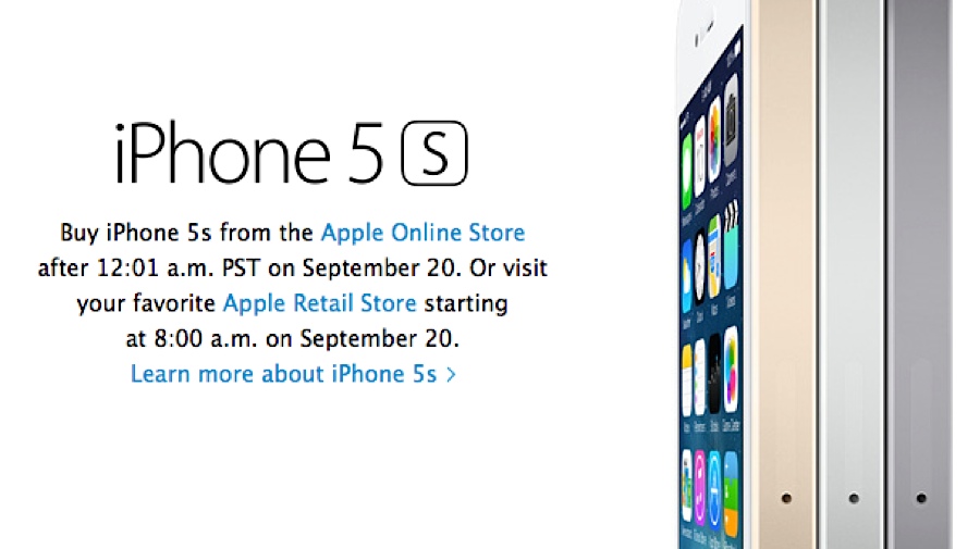 iPhone 5S email