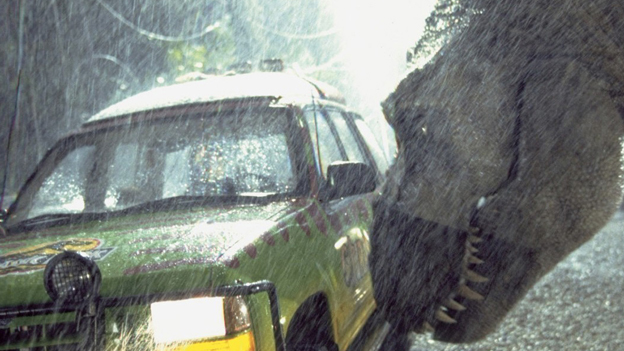 CGI? Pah! Watch how engineers built Jurassic Park&#039;s 40-foot, 9,00lb T-Rex