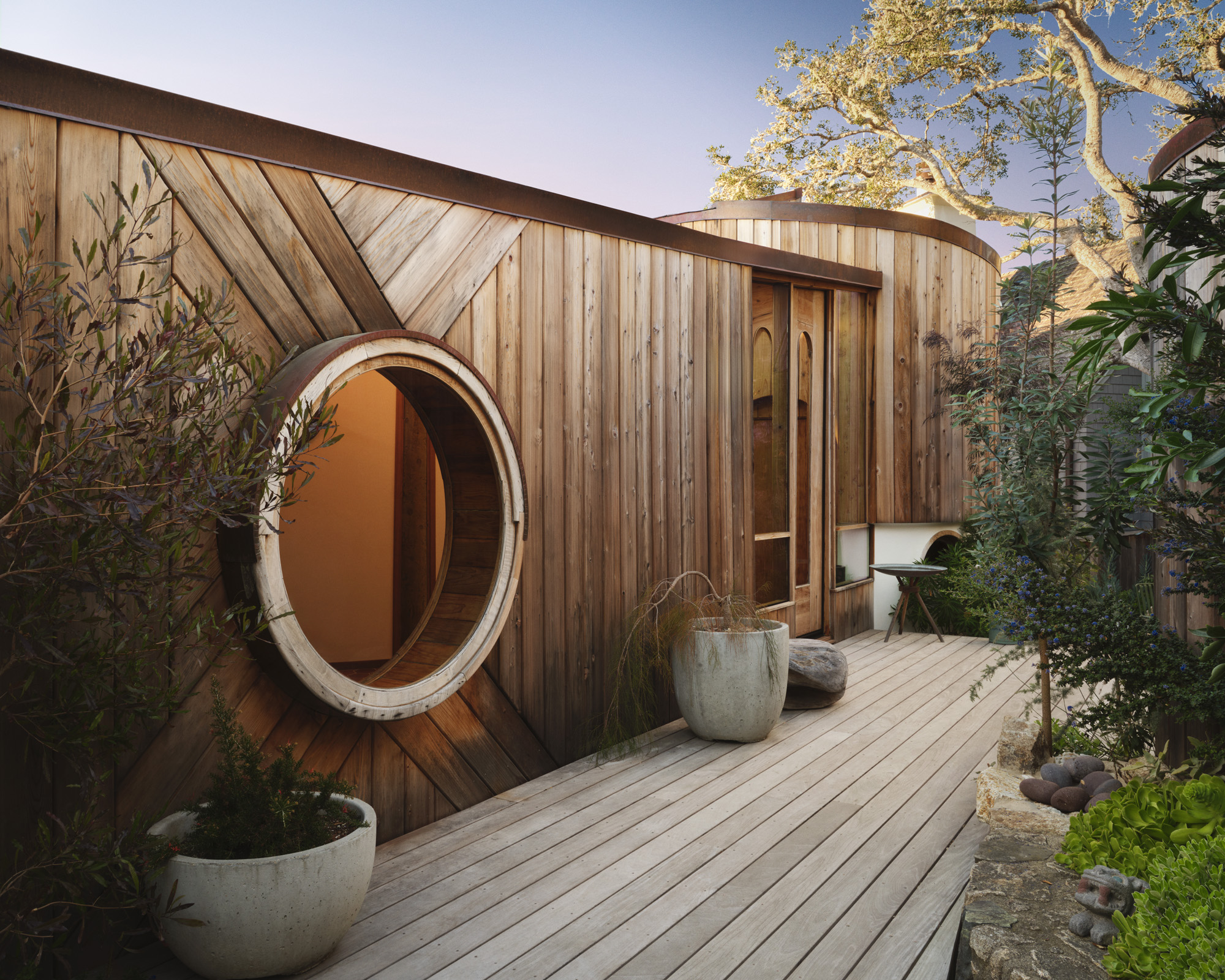 renovated timber structure Mickey Muennig house