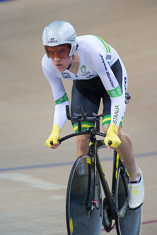 Glenn O'Shea (Australia) earned the silver medal in the men's omnium