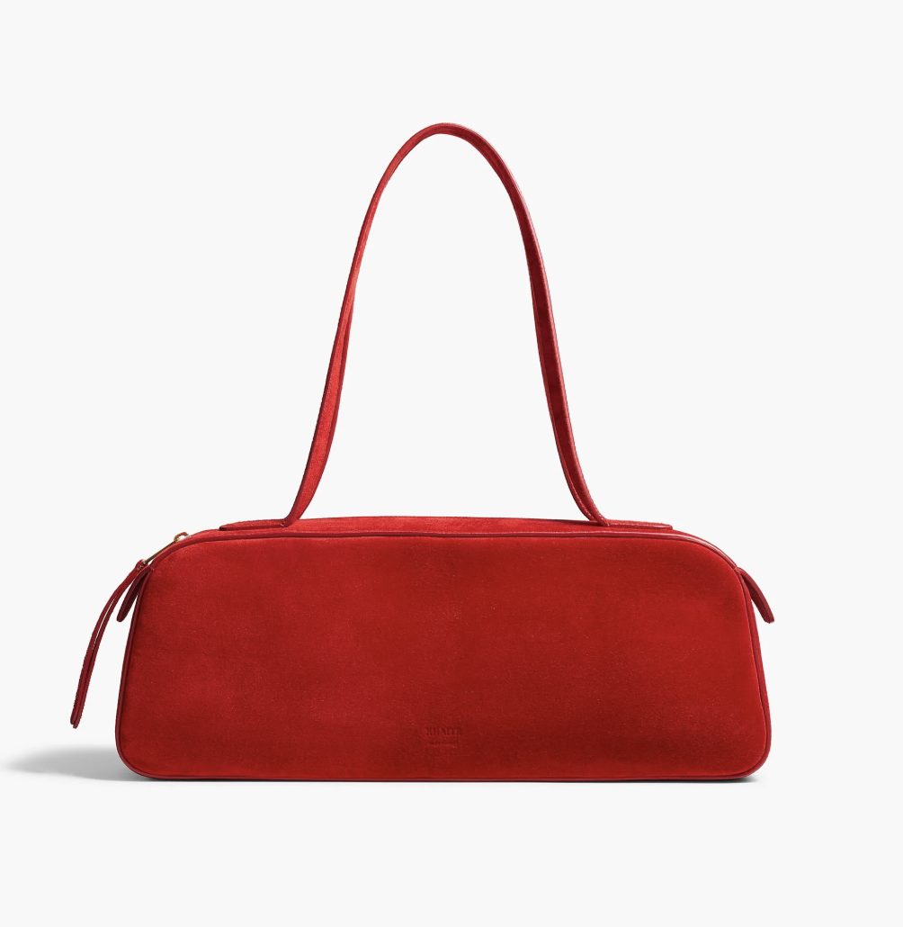Khaite, Simona Shoulder Bag in Rebel Suede