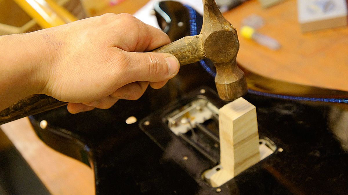 How to block your Stratocaster's tremolo for greater tuning stability MusicRadar