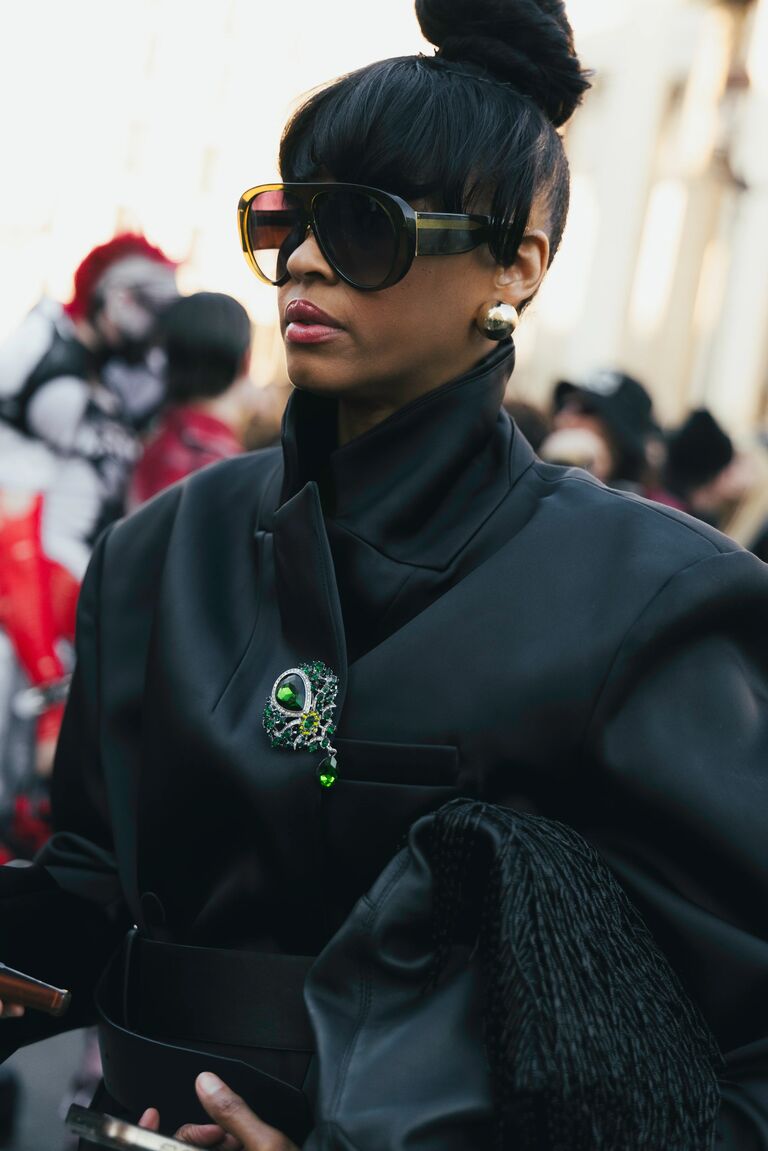 fashion insiders attend day 1 of paris fashion week wearing neutral outfits